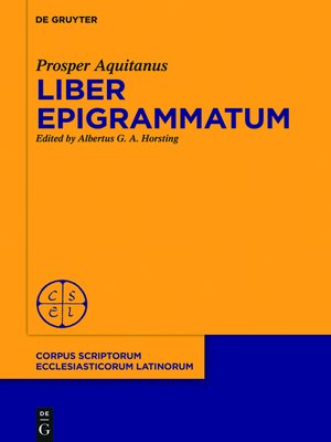 cover image of Liber epigrammatum